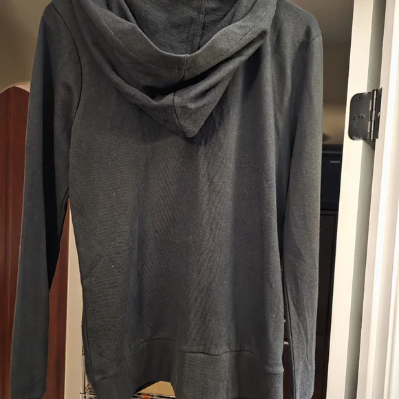 New Hurley Super Soft/lightweight Black Zip-Up Hoodie - Picture 2 of 5